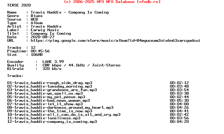 Travis_Haddix-Company_Is_Coming-WEB-2003-Terse