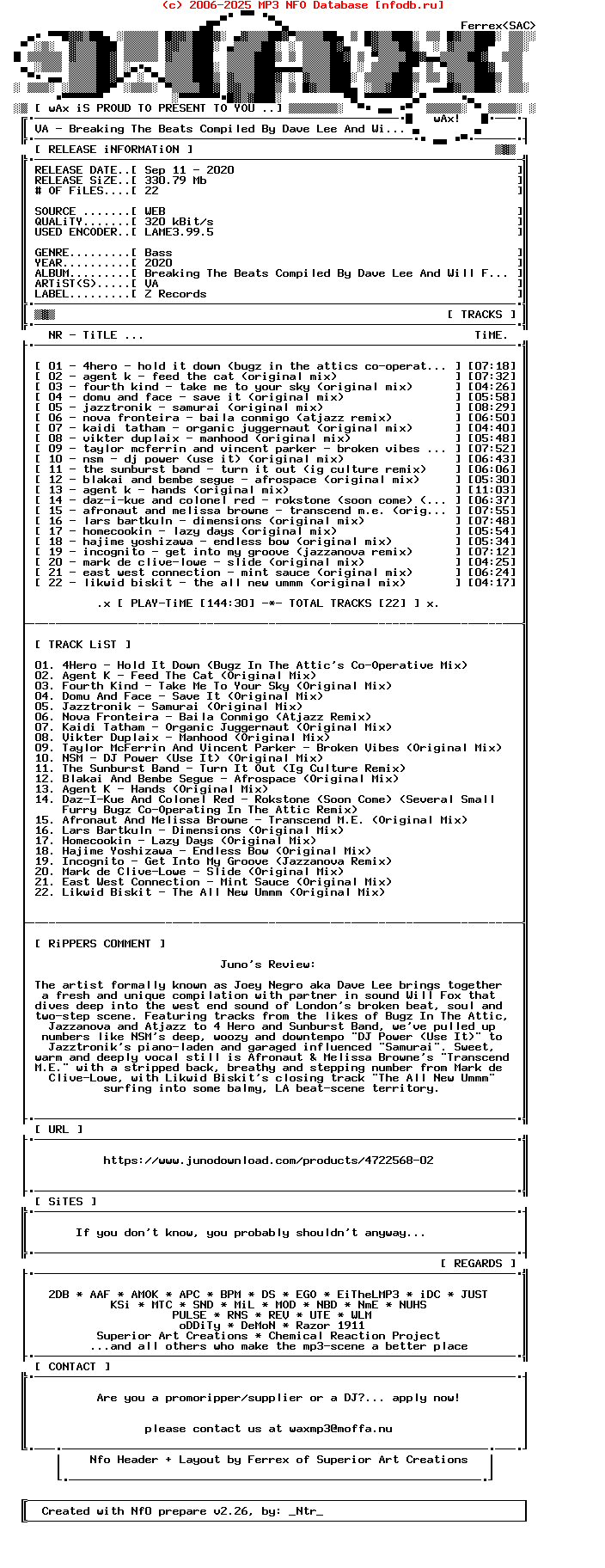 VA-Breaking_The_Beats_Compiled_By_Dave_Lee_And_Will_Fox-(ZEDDCD050)-WEB-2020