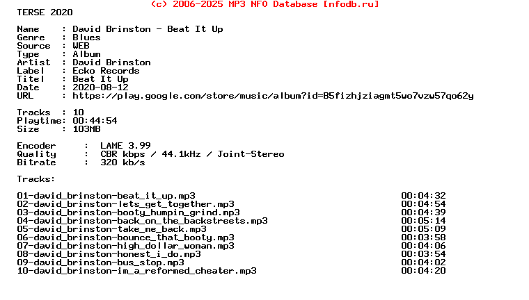 David_Brinston-Beat_It_Up-WEB-2010-Terse