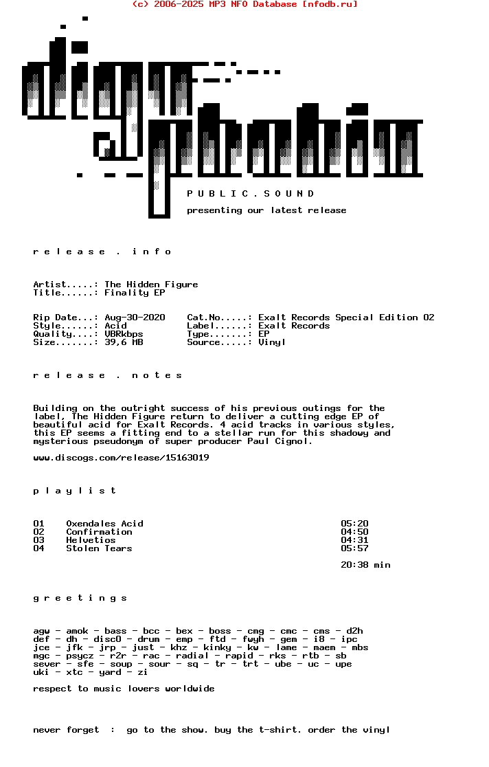 The_Hidden_Figure-Finality_Ep-(EXALT_RECORDS_SPECIAL_EDITION_02)-Vinyl-2020-DPS