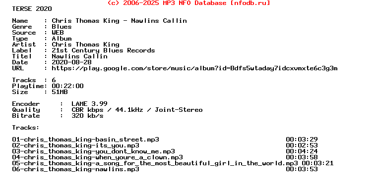 Chris_Thomas_King-Nawlins_Callin-WEB-2009-Terse
