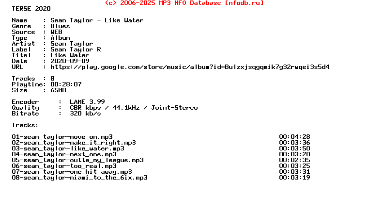 Sean_Taylor-Like_Water-WEB-2016-Terse