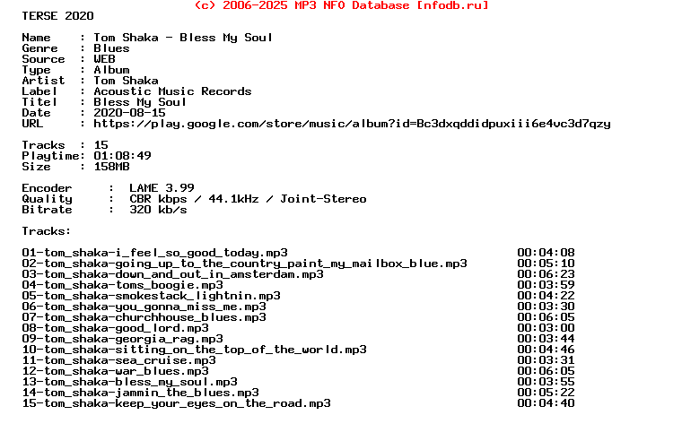 Tom_Shaka-Bless_My_Soul-WEB-2011-Terse