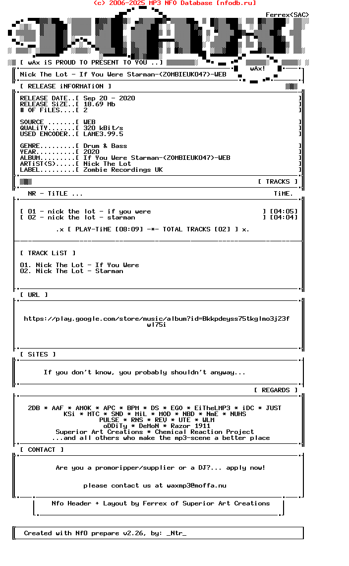 Nick_The_Lot-If_You_Were_Starman-(ZOMBIEUK047)-WEB-2020