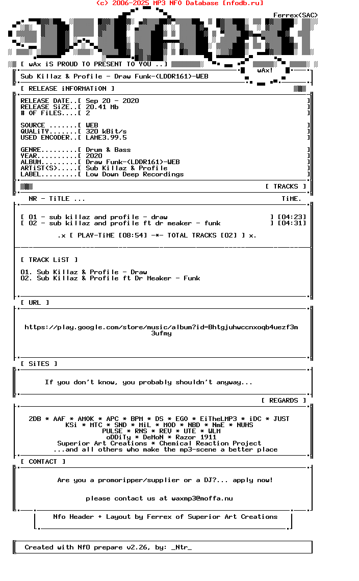 Sub_Killaz_And_Profile-Draw_Funk-(LDDR161)-WEB-2020