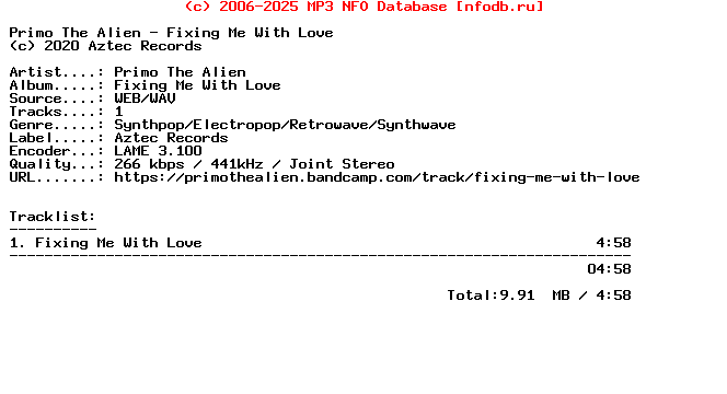 Primo_The_Alien-Fixing_Me_With_Love-Single-WEB-2020