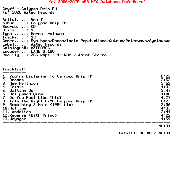 Gryff-Calypso_Drip_Fm-CD-2020