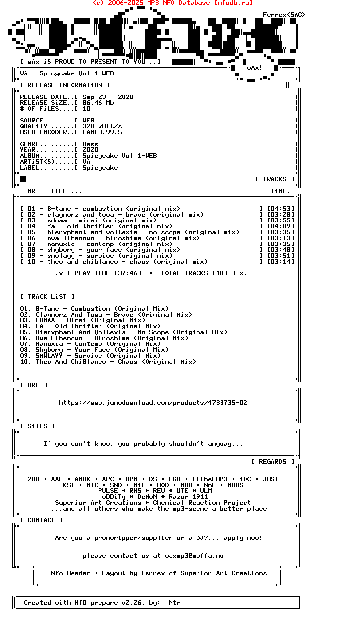 VA-Spicycake_Vol_1-WEB-2020
