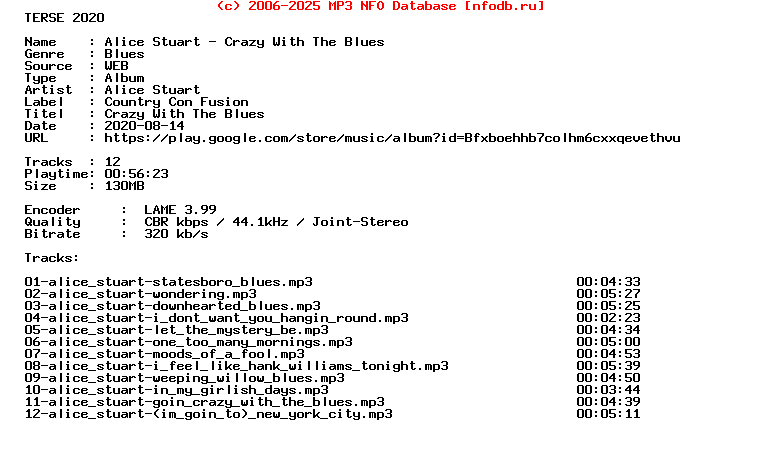 Alice_Stuart-Crazy_With_The_Blues-WEB-1999-Terse