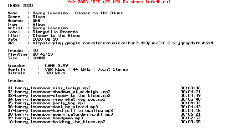 Barry_Levenson-Closer_To_The_Blues-WEB-2000-Terse