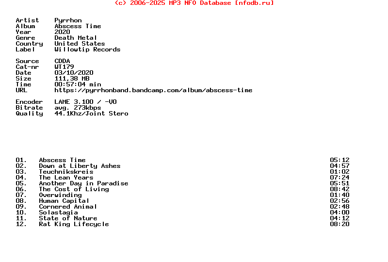 Pyrrhon-Abscess_Time-CD-2020