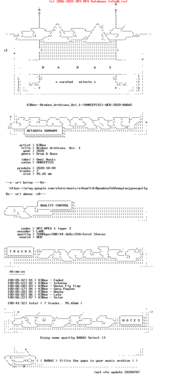 K3Bee--Broken_Archives_Vol_1-(OMNIEP215)-WEB-2020-BABAS