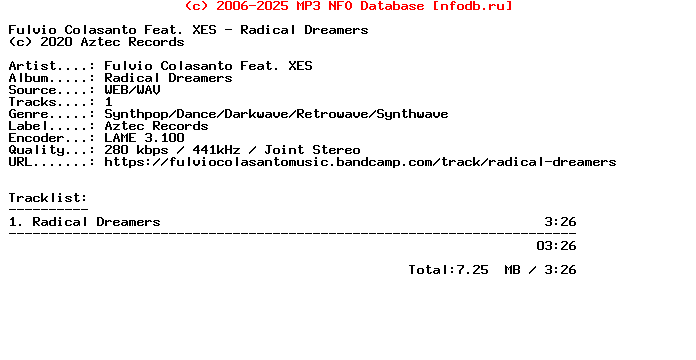 Fulvio_Colasanto_Feat._Xes-Radical_Dreamers-Single-WEB-2020