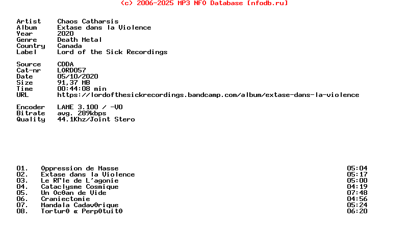 Chaos_Catharsis-Extase_Dans_La_Violence-FR-CD-2020