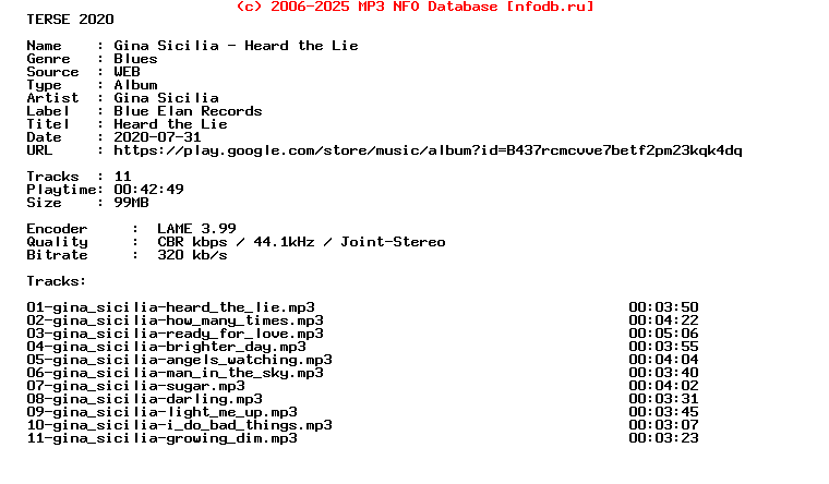 Gina_Sicilia-Heard_The_Lie-WEB-2018-Terse