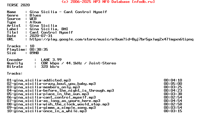 Gina_Sicilia-Cant_Control_Myself-WEB-2011-Terse