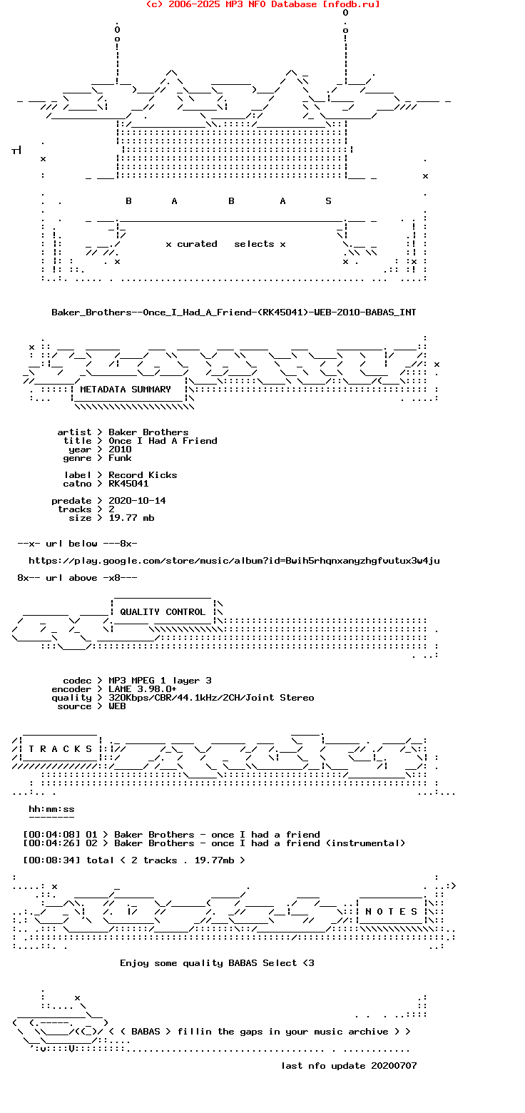 Baker_Brothers--Once_I_Had_A_Friend-(RK45041)-WEB-2010-Babas_Int