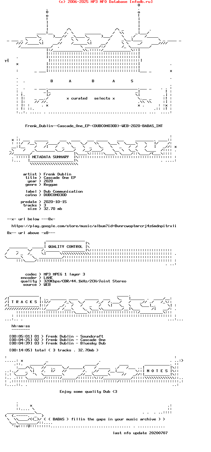 Frenk_Dublin--Cascade_One_Ep-(DUBCOM030D)-WEB-2020-Babas_Int