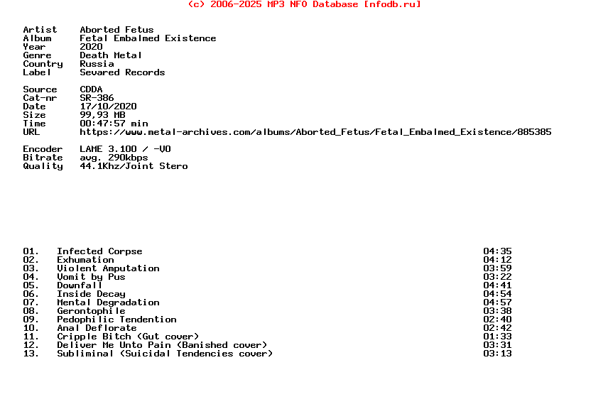 Aborted_Fetus-Fetal_Embalmed_Existence-CD-2020