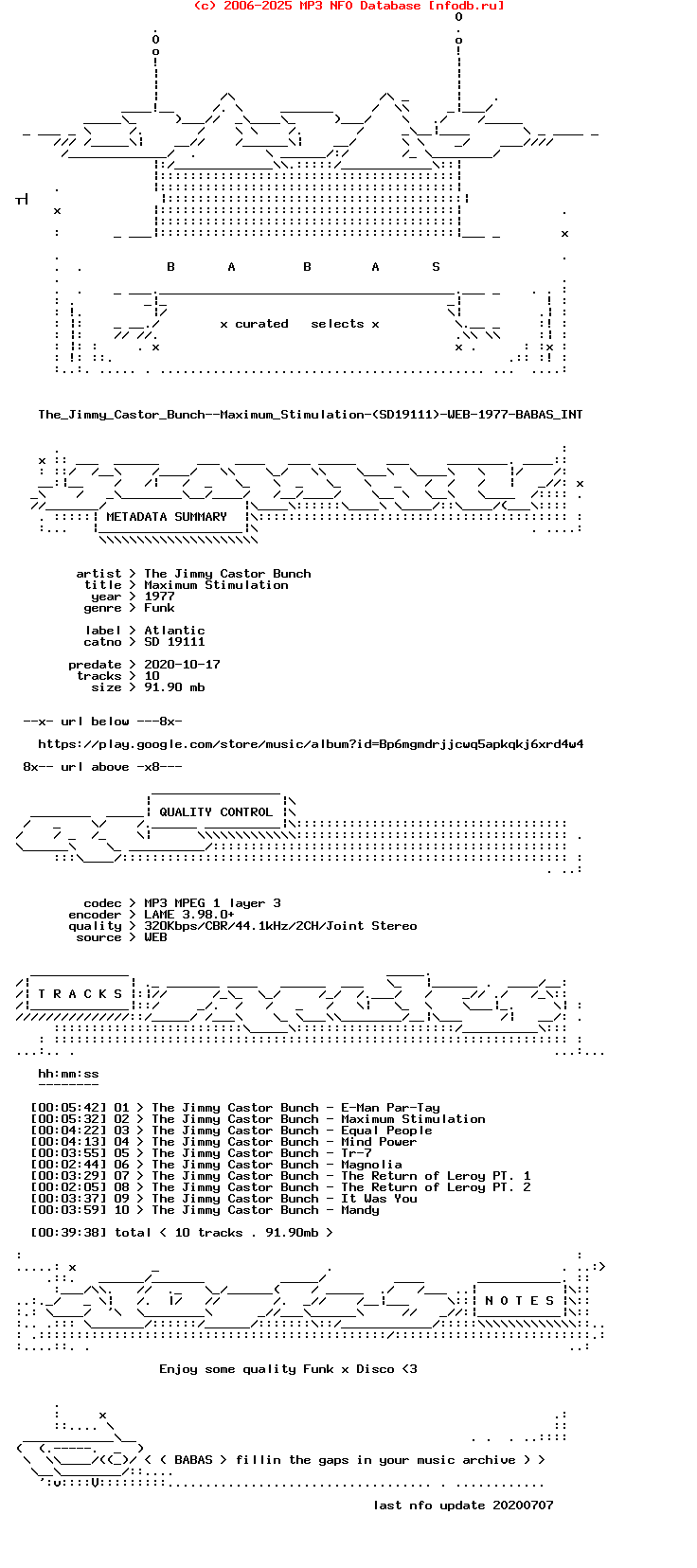 The_Jimmy_Castor_Bunch--Maximum_Stimulation-(SD19111)-WEB-1977-Babas_Int