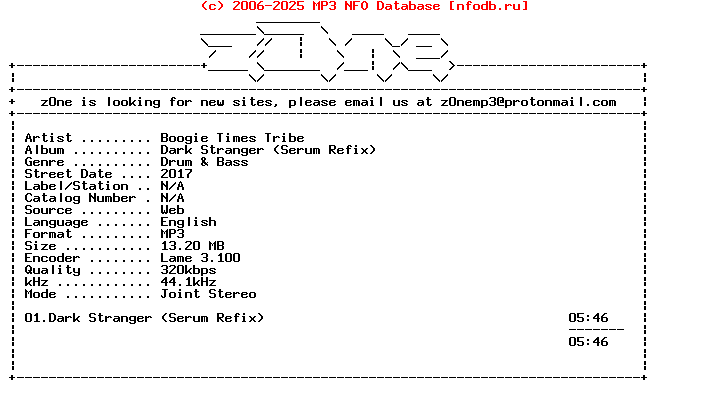 Boogie_Times_Tribe-Dark_Stranger_Serum_Refix-WEB-2017-Z0Ne