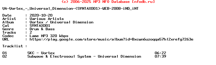 VA-Vortex_-_Universal_Dimension-(SYNTAX001)-WEB-2008