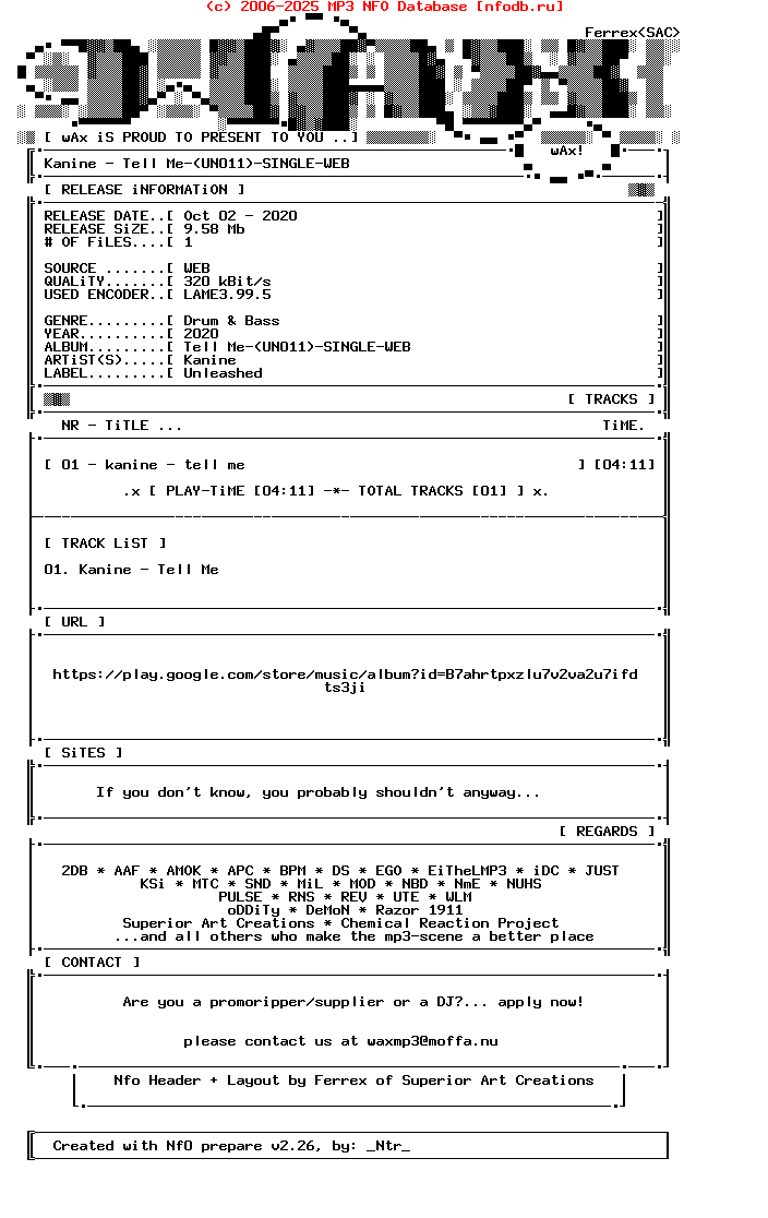 Kanine-Tell_Me-(UN011)-Single-WEB-2020