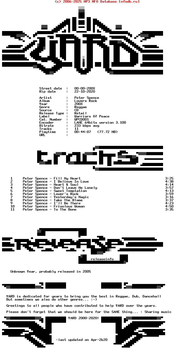 Peter_Spence-Lovers_Rock-(WPCD001)-CD-200X-YARD