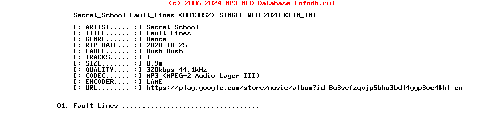 Secret_School-Fault_Lines-(HH130S2)-Single-WEB-2020