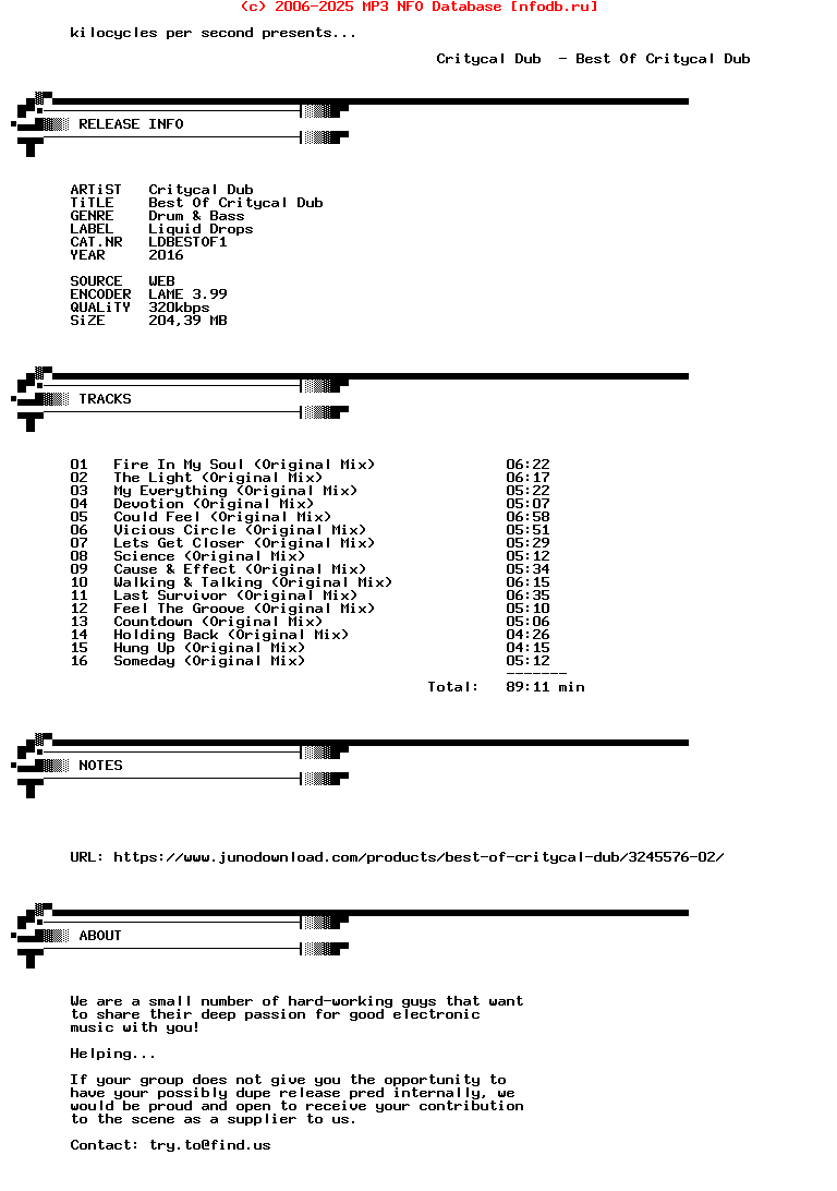Critycal_Dub-Best_Of_Critycal_Dub-(LDBESTOF1)-WEB-2016
