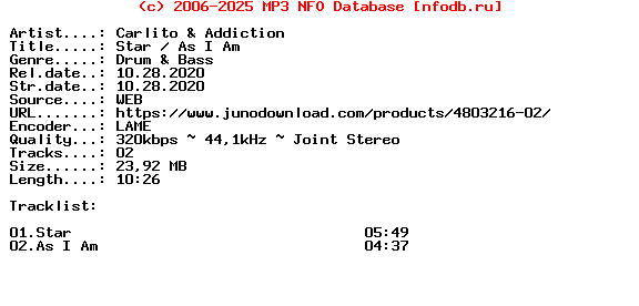 Carlito_And_Addiction-Star__As_I_Am-(LV093DD)-WEB-2020