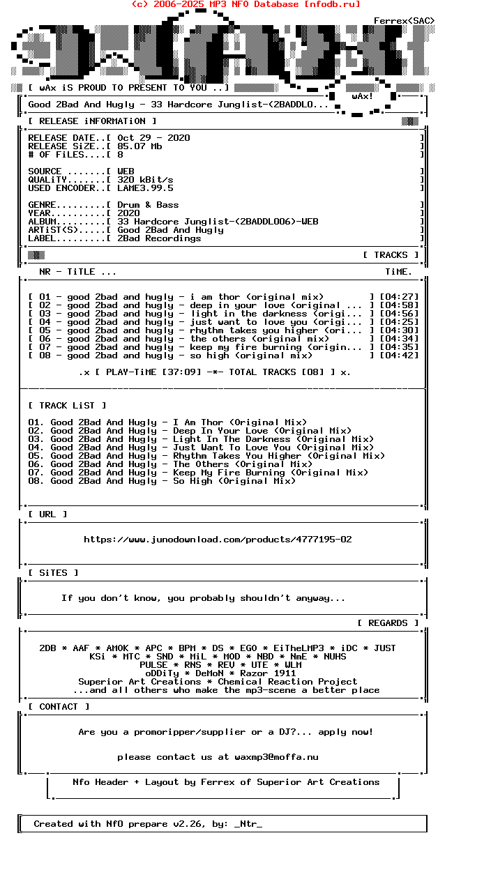 Good_2Bad_And_Hugly-33_Hardcore_Junglist-(2BADDL006)-WEB-2020