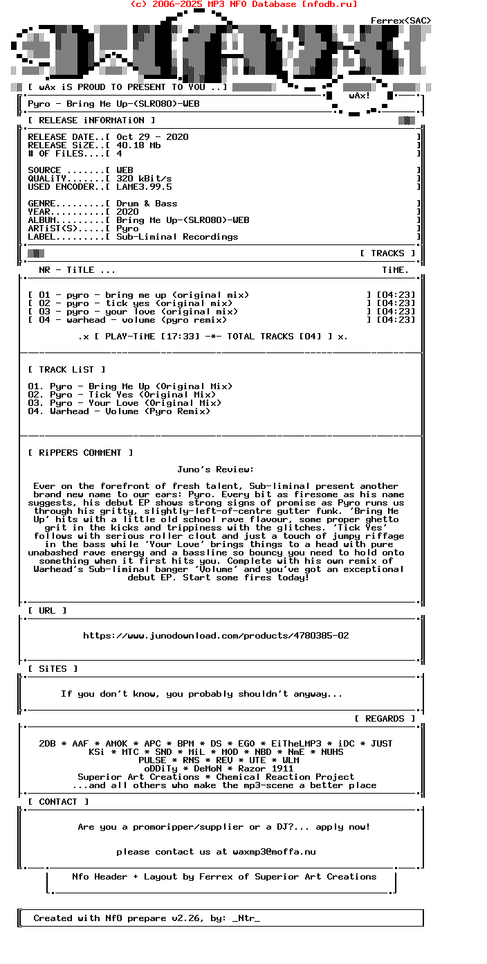 Pyro-Bring_Me_Up-(SLR080)-WEB-2020
