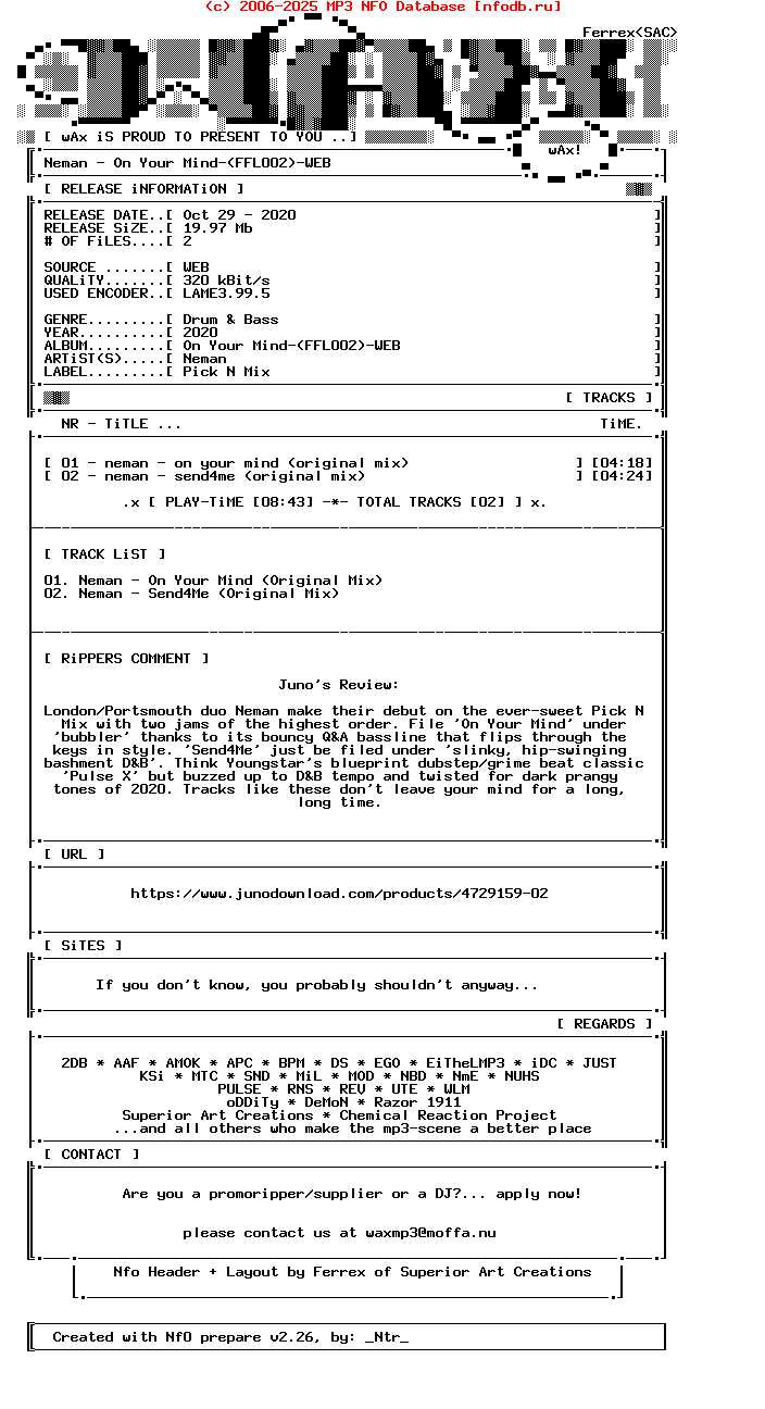 Neman-On_Your_Mind-(FFL002)-WEB-2020
