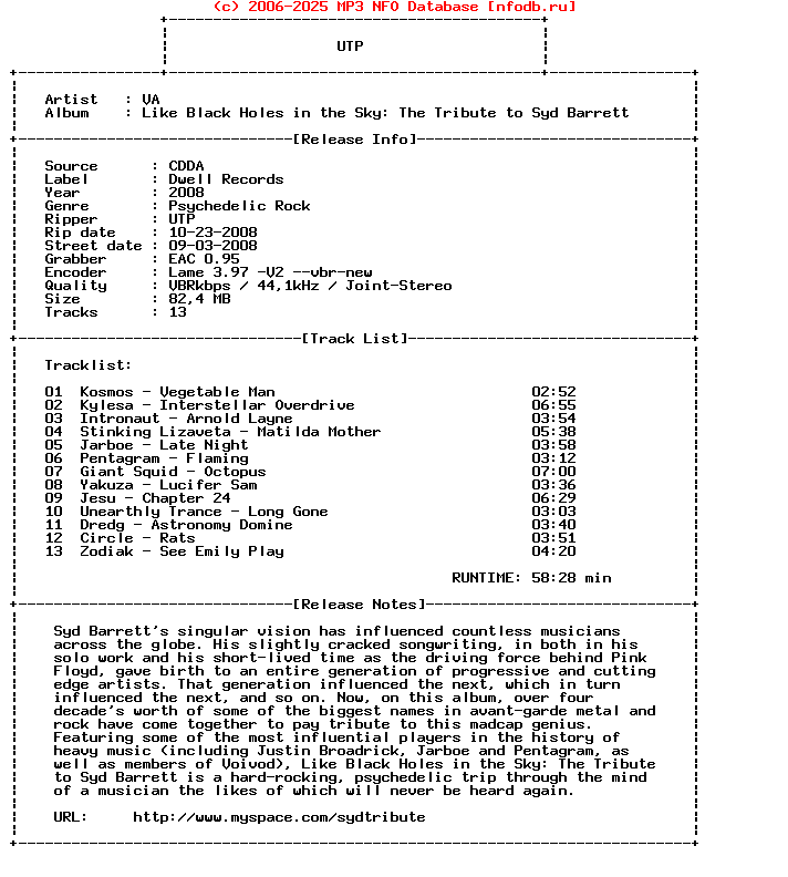 VA-Like_Black_Holes_In_The_Sky-The_Tribute_To_Syd_Barrett-2008-UTP