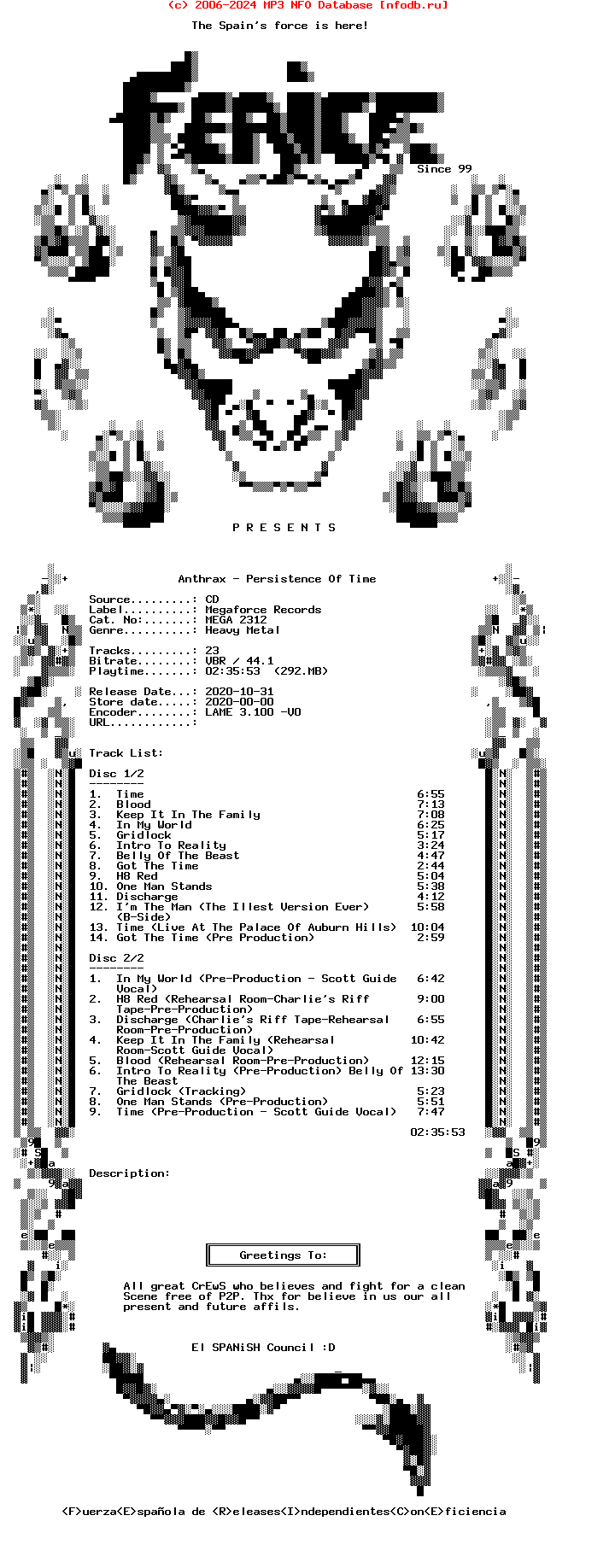 Anthrax_-_Persistence_Of_Time-(MEGA_2312)-Remastered_Deluxe_Edition-2CD-2020-Ferice