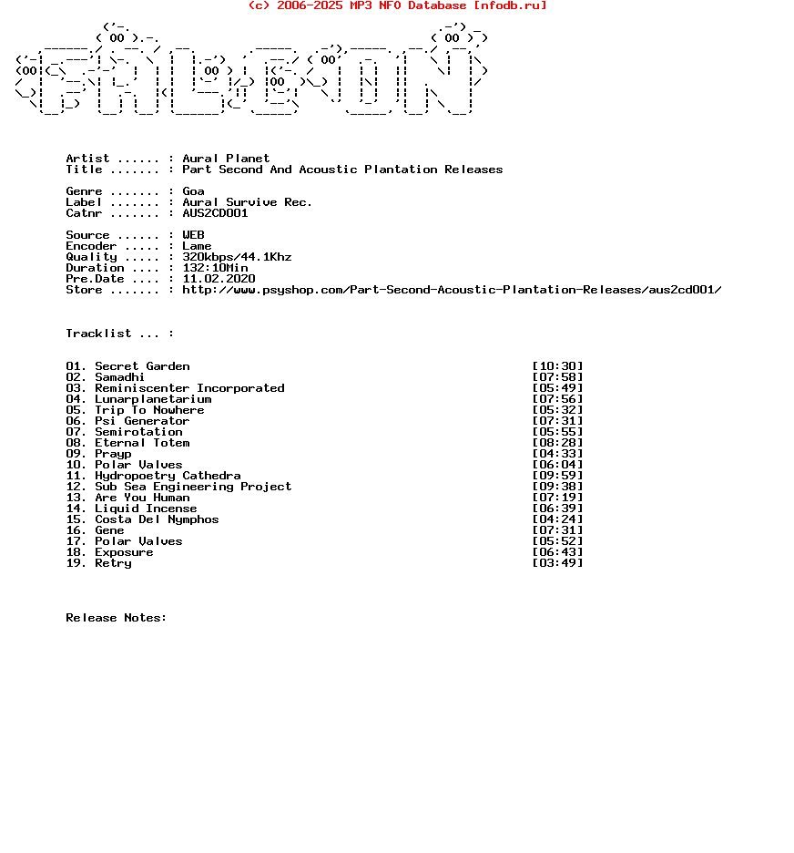 Aural_Planet-Part_Second_And_Acoustic_Plantation_Releases-WEB-2020-FALCON