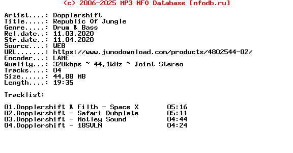 Dopplershift-Republic_Of_Jungle-(HYP-036)-WEB-2020