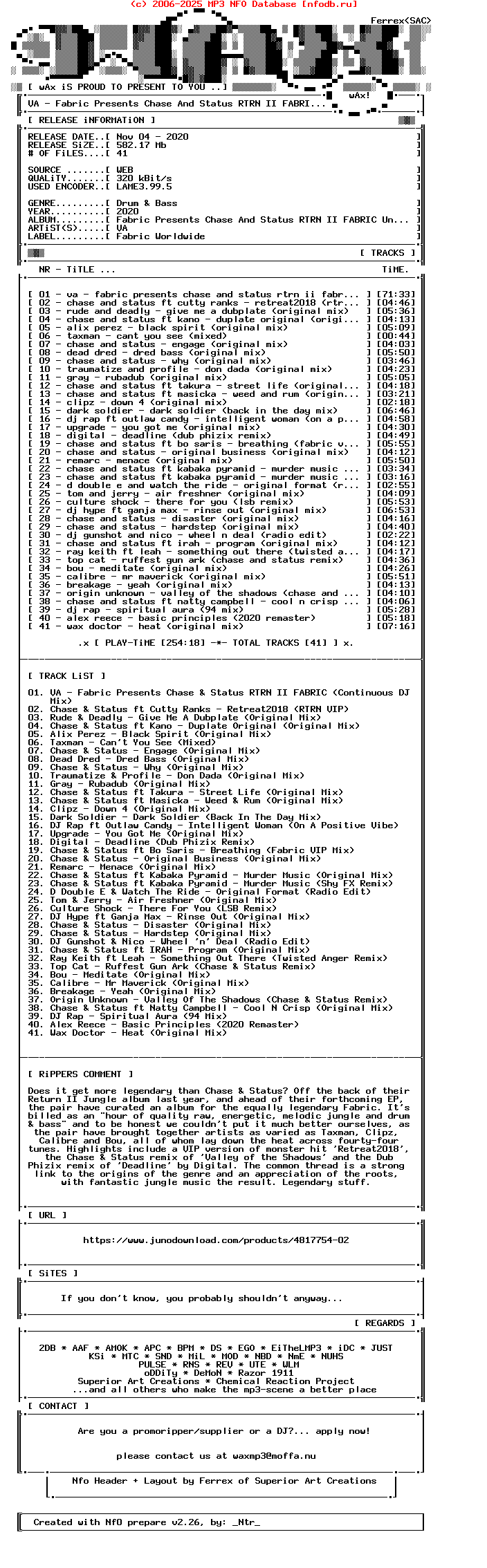 VA-Fabric_Presents_Chase_And_Status_Rtrn_Ii_Fabric_Unmixed_Tracks-(FABRIC206D)-WEB-2020