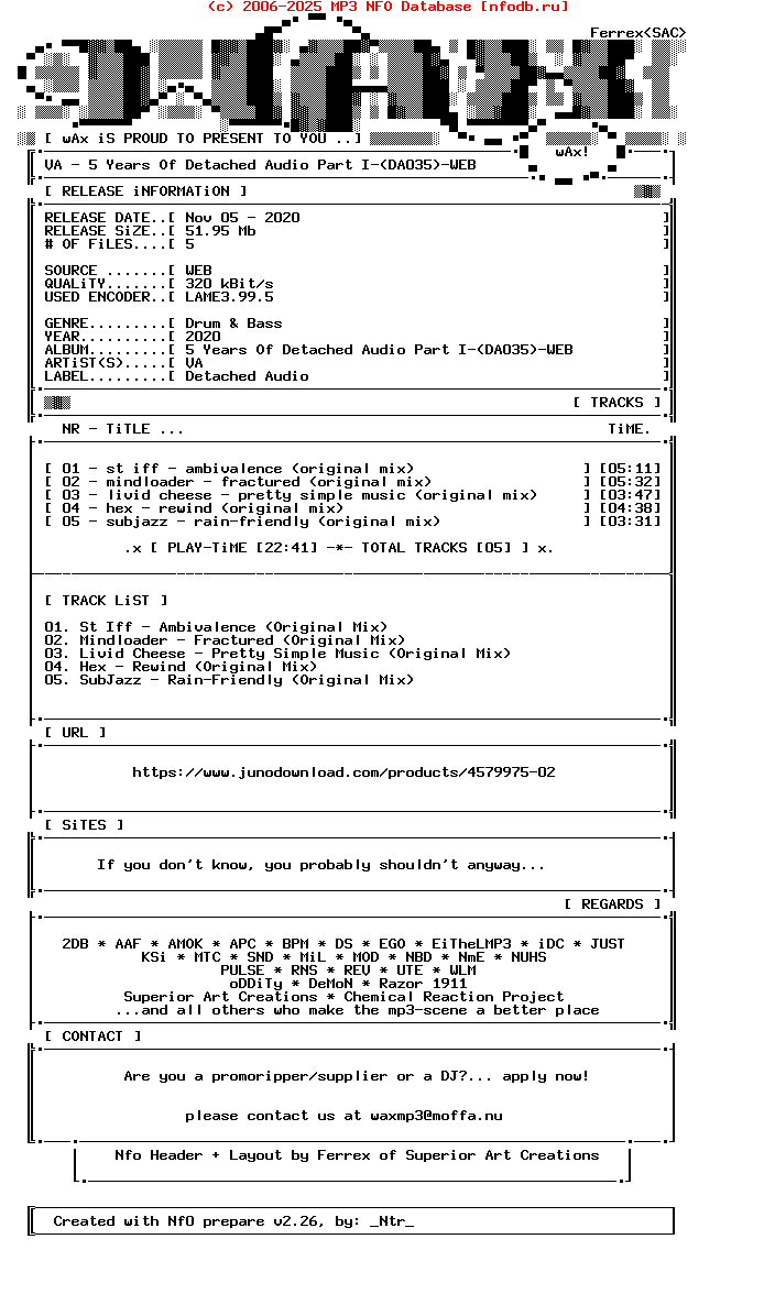 VA-5_Years_Of_Detached_Audio_Part_I-(DA035)-WEB-2020