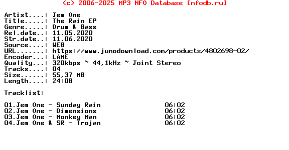 Jem_One-The_Rain_Ep-(METHPLA033)-WEB-2020