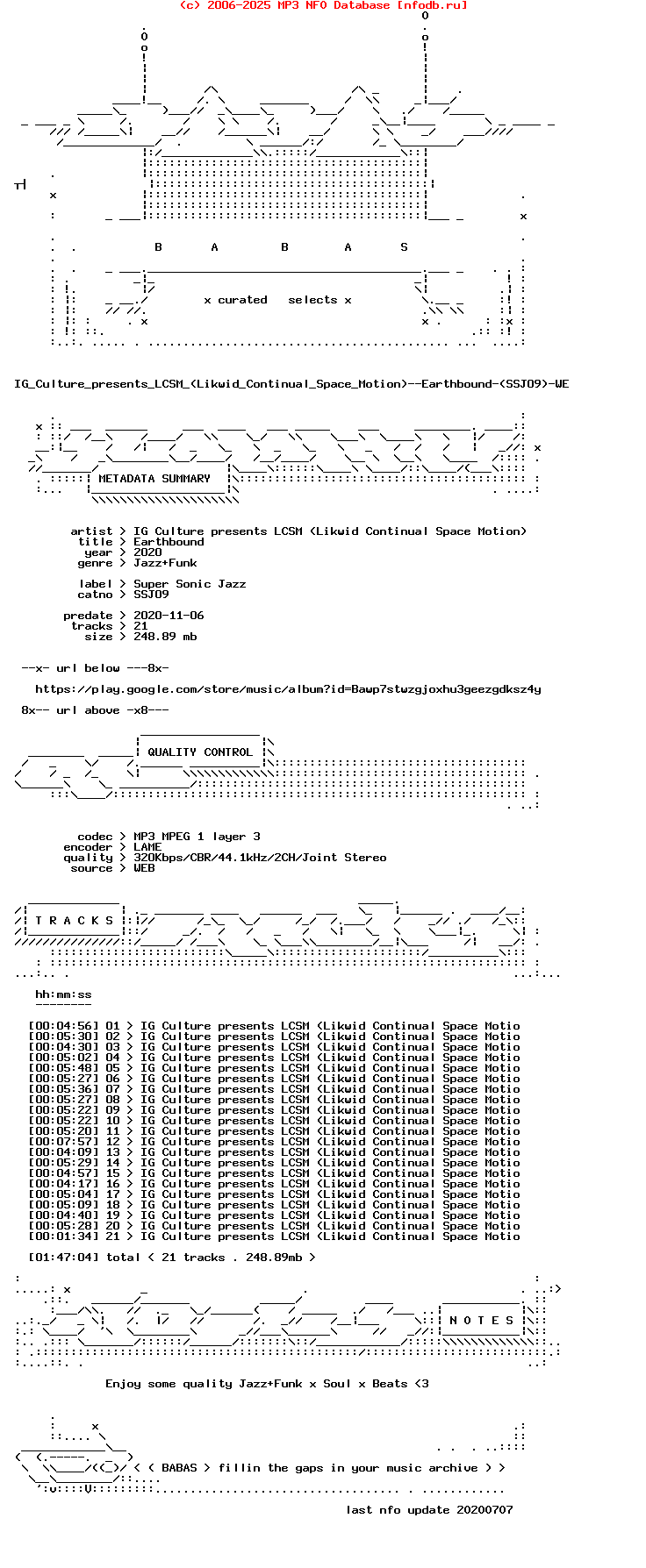 Ig_Culture_Presents_Lcsm_(LIKWID_CONTINUAL_SPACE_MOTION)--Earthbound-(SSJ09)-WEB-2020-Babas_Int