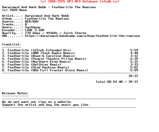 Darwinmcd_And_Mark_Bebb-Featherlite_The_Remixes-WEB-2020