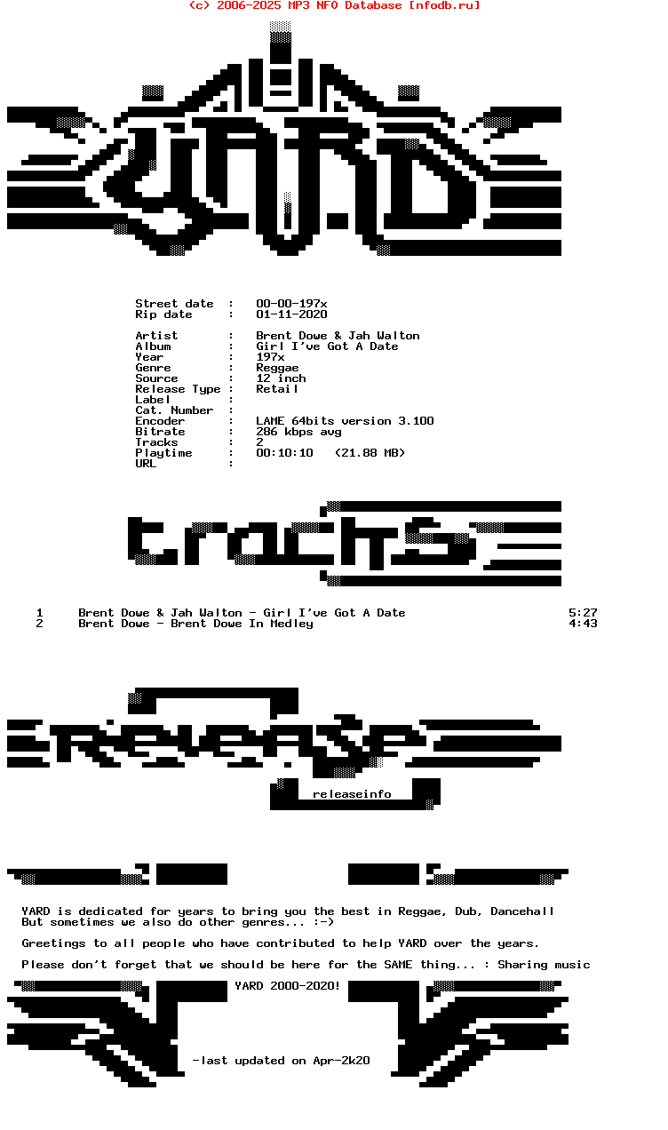 Brent_Dowe_And_Jah_Walton-Girl_Ive_Got_A_Date-12Inch_Vinyl-197X-YARD