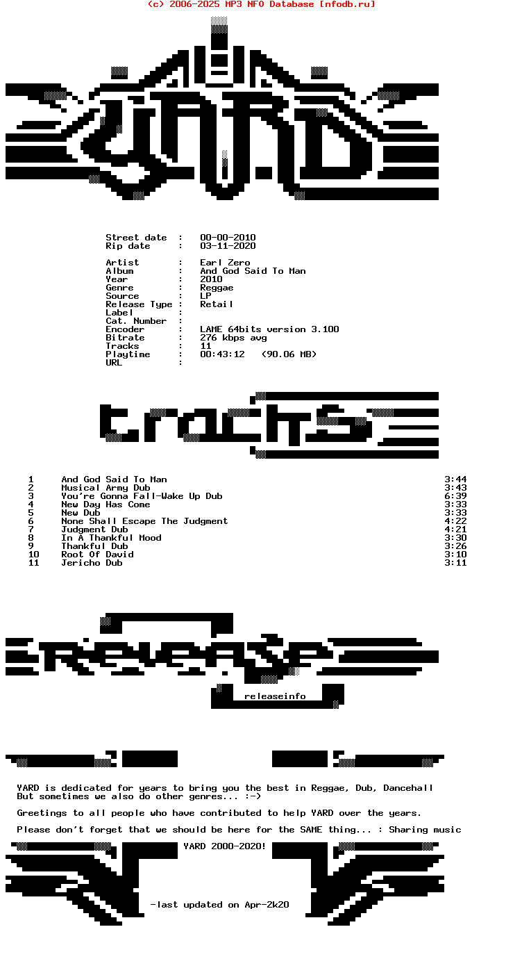 Earl_Zero-And_God_Said_To_Man-Lp-2010-YARD_INT