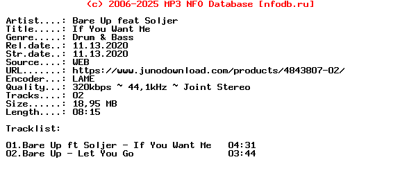 Bare_Up_Feat_Soljer-If_You_Want_Me-(RDR038SIN2)-WEB-2020