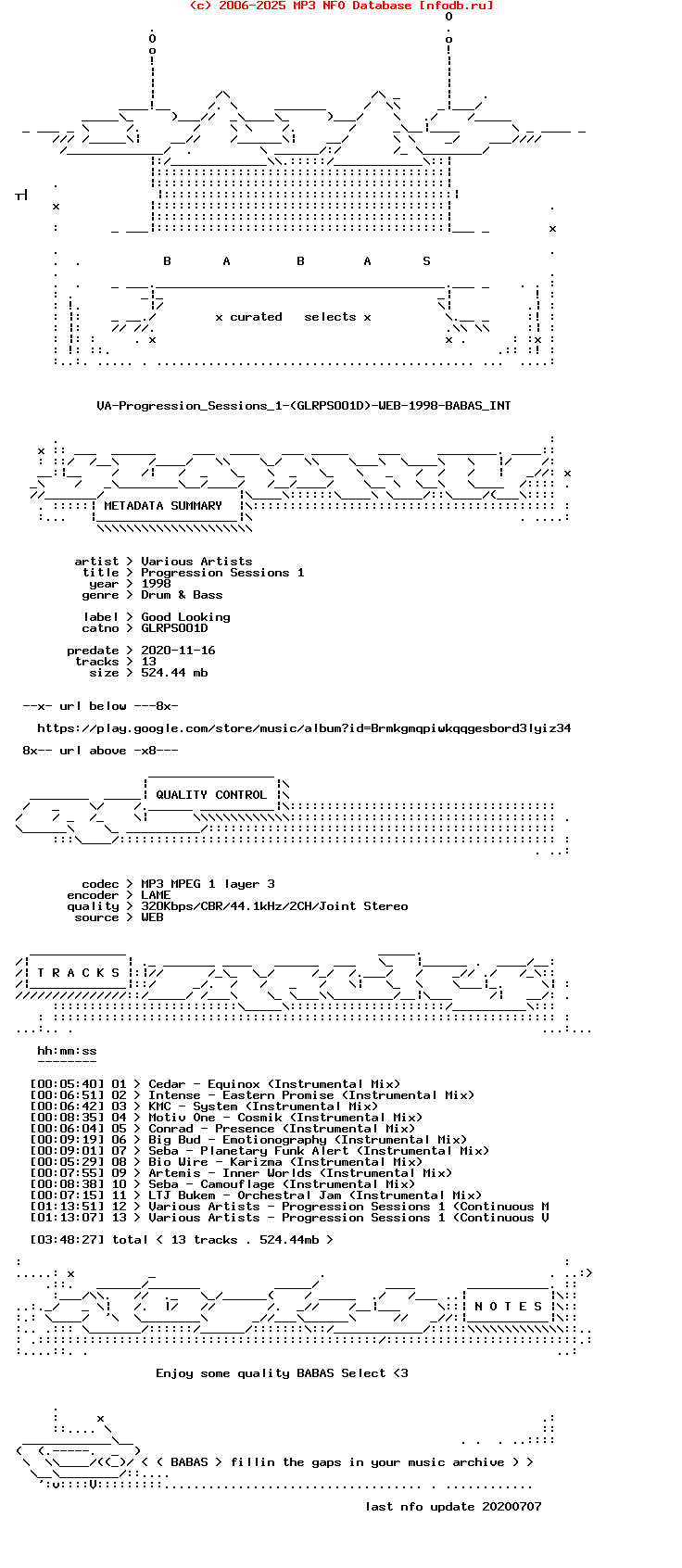 VA-Progression_Sessions_1-(GLRPS001D)-WEB-1998-Babas_Int
