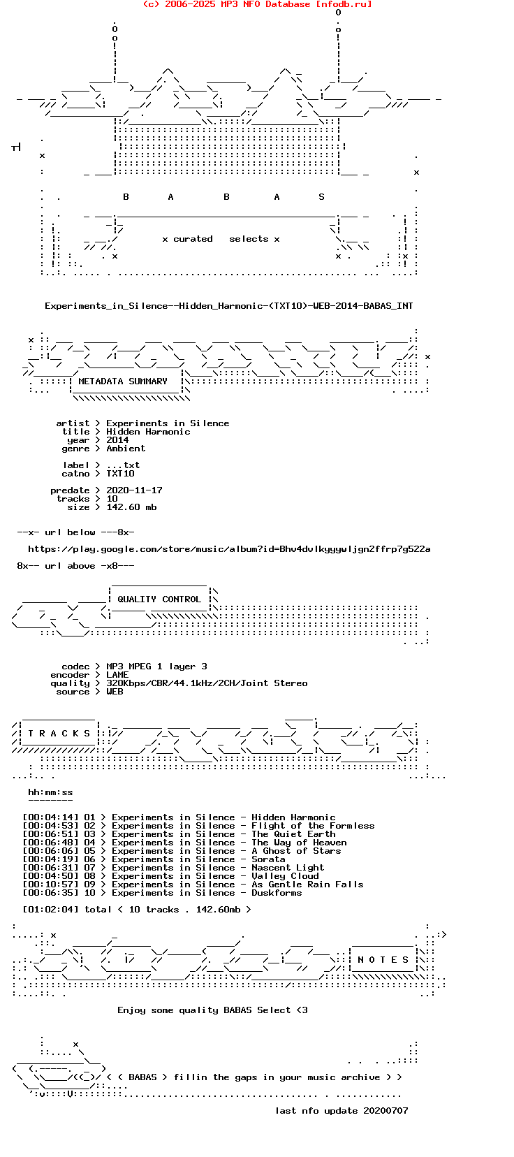Experiments_In_Silence--Hidden_Harmonic-(TXT10)-WEB-2014-Babas_Int
