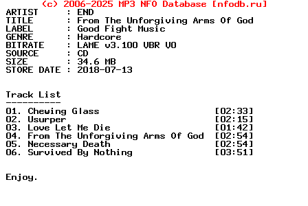 End-From_The_Unforgiving_Arms_Of_God-EP-2017