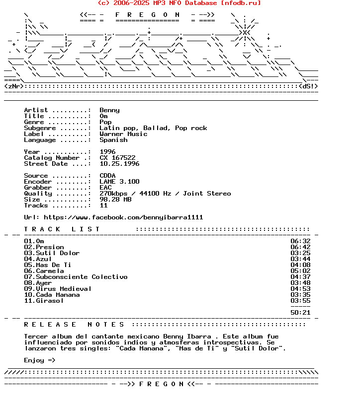 Benny-Om-(CX_167522)-ES-CD-1996